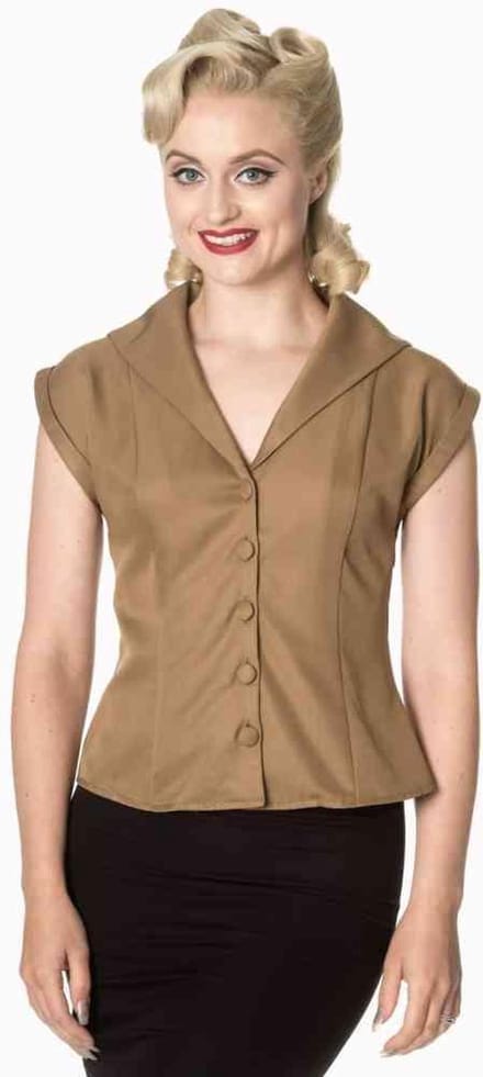 Dancing Days - DREAM MASTER Blouse - M - Bruin