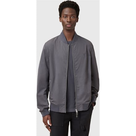 AllSaints Bassett Bomber Pillar Grey Größe: S | Bomberjacken Outlet | Herren | Grau