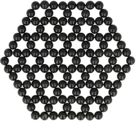 Onyx levensbloem onderzetter / mat