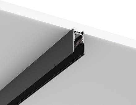 Opbouw Magnetische Tracklights Accessoires - Rail - 2m - Zwart-48V