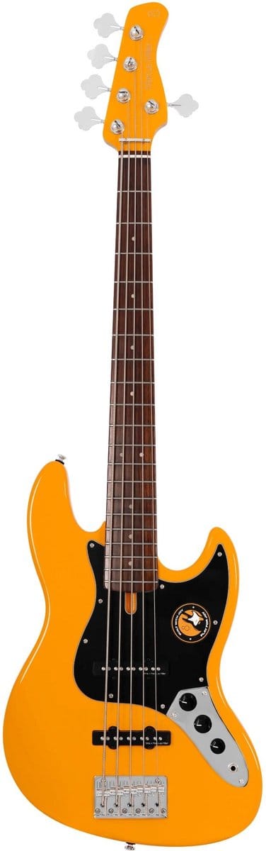 Elektrische basgitaar - Sire V3P 5/ORG - Marcus Miller - 5-snarig - Passief - J-Bass - Guitar Orange