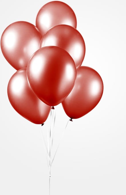 100 Balloons 12″ pearl rood - Thema Feest Party Ballon
