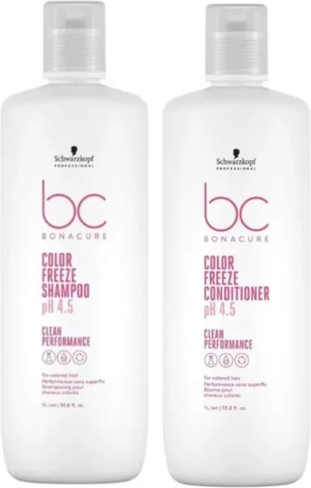 Schwarzkopf BC Color Freeze Shampoo & Conditioner - 2x1000ml