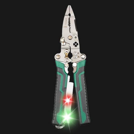 Kabelsnijder - Testtang Stripper - Elektrisch Werk - Inklapbaar Ontwerp - 21.5 cm - Groen