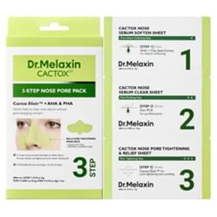 Dr.Melaxin - Cactox 3-Step Nose Pore Pack Set 3 pcs