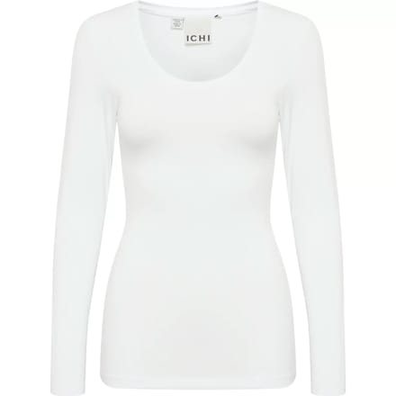 Dames-T-shirt met lange mouwen Ichi Zola Plain