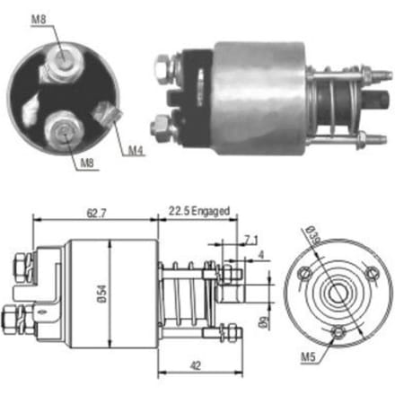 Magneetschakelaar, starter MEAT & DORIA 46005