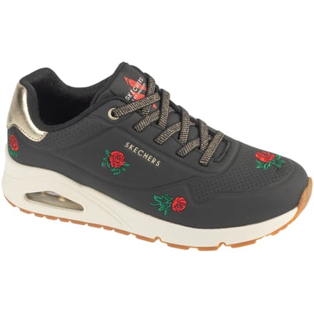 Skechers UNO - CHAMPAGNE & ROSES Dames Sneakers - Zwart