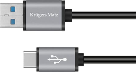 Krüger&Matz - USB Kabel - 100cm - USB 3.0 - Power Delivery
