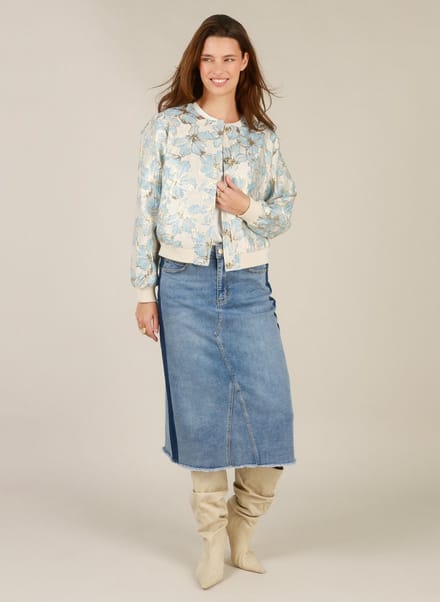 YEST Iris Bottoms - Bleach Blue Denim - maat 36