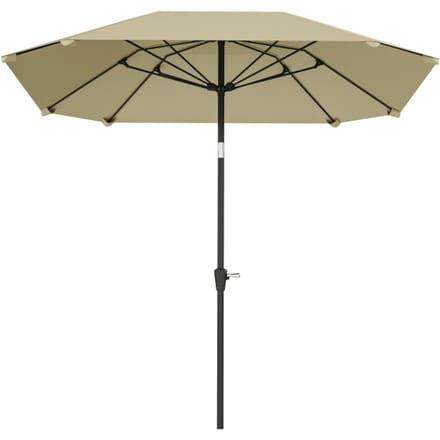 4goodz Outsunny parasol 233cm vierkant kantelbaar aluminium buis, glasvezel