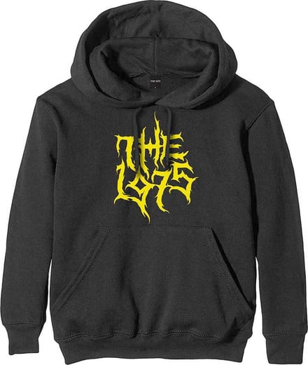 The 1975 - Gold Logo Hoodie/trui - M - Zwart