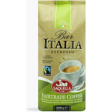 Saquella Bar Italia Fairtrade Espresso 1kg
