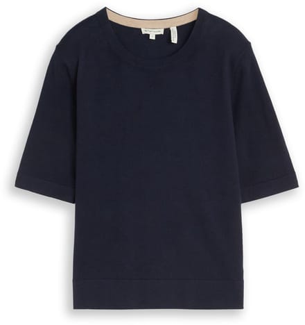 Regular fit pullover van mix van katoen en zijde met zijdegehalte