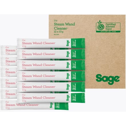 Sage the Espresso Steam Wand Cleaner™ | 12 Zakjes Melkpijpjesreiniger | Professionele reiniging voor perfect melkschuim & hygiëne voor koffiemachines
