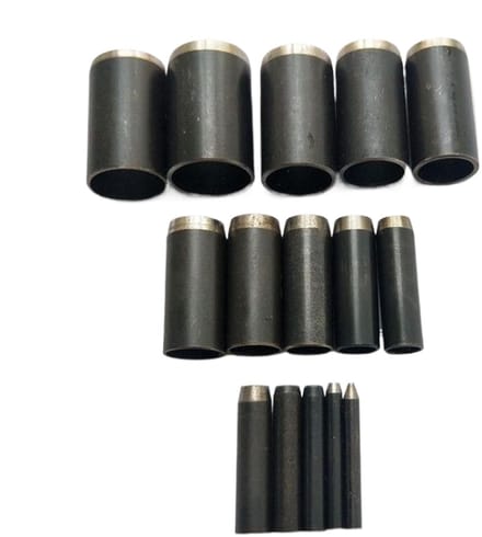 Leerpons Set - Gatenmaker - Lederbewerking - 15 Maten - 1-15 mm - Metaal