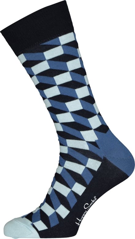 Happy Socks Filled Optic Sock - unisex sokken - Unisex - Maat: 36 - 40