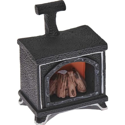 Rico Design Miniatuur "Haard met licht"
