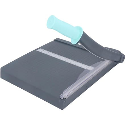 12 Inch Papiersnijder Stalen Mes Papiertrimmer Draagbaar Efficiënt Kantoorpapier Snijplank voor A4 white