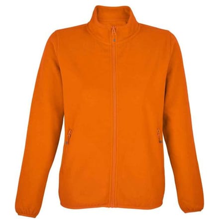 SOLS Vrouwen/Dames Factor Fleecejack met rits (Oranje)