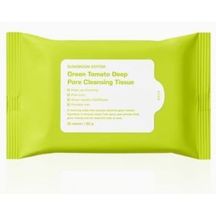 SUNGBOON EDITOR - Green Tomato Deep Pore Cleansing Tissue 10 sheets