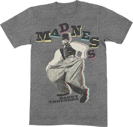 Madness Heren Tshirt -2XL- Baggy Trousers Grijs