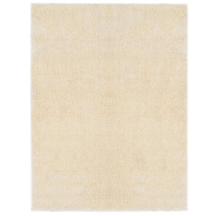 vidaXL Shaggy Gebied Tapijt Crèmekleurig 120 x 160 cm Polyetheen
