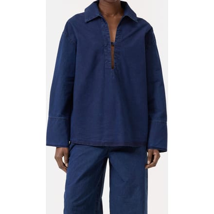 Closed Deep V Neck Blouse Dark Blue Taglia: S | Maglie a manica lunga Outlet | Donna | Blu
