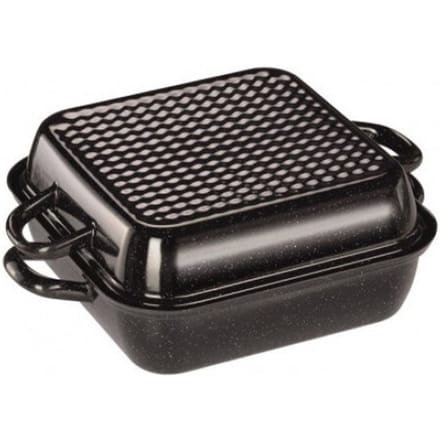 RIESS Braadschaal met deksel - Black - 26x26 cm