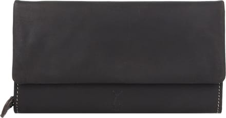 Jack Kinsky Baltimore 513 Leren Portemonnee 19 cm - Dames - Horizontaal - anthrazit