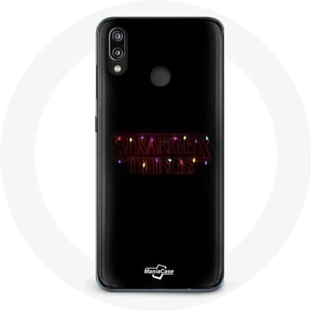 Coque pour Huawei P20 Lite Stranger Things Affiche Logo Joyeux noël