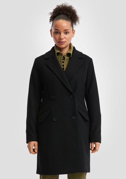 s.Oliver -qs Jackets Outdoor Black Taglia: XL | Trench Outlet | Donna | Nero
