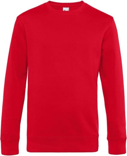 B&C Heren Koning Bemanningstrui (Rood)