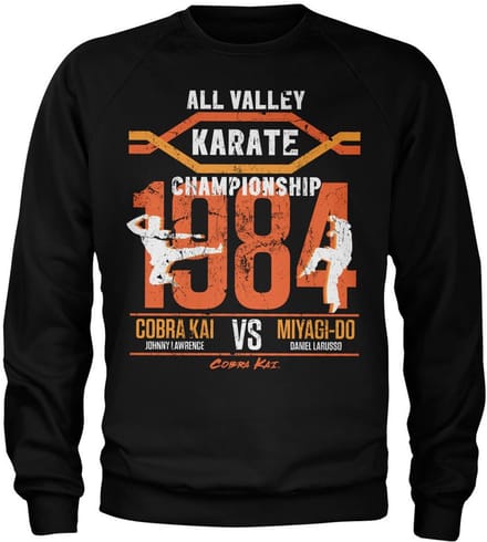 Cobra Kai All Valley Karate Championship-sweatshirt, zwart