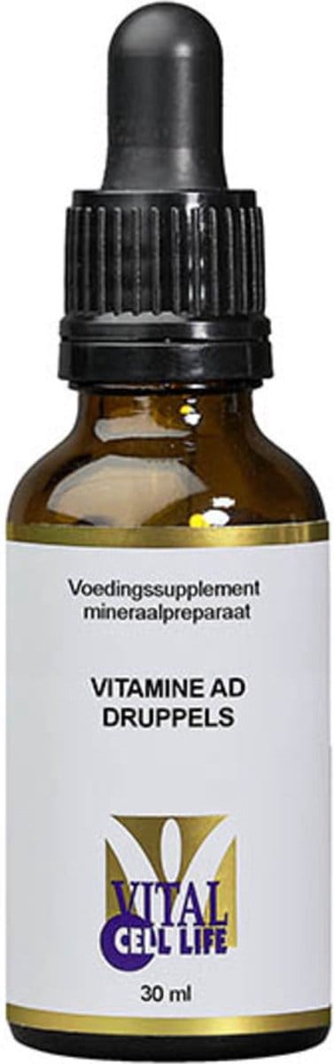 Vital Cell Life Vitamine AD druppels 30 Milliliter