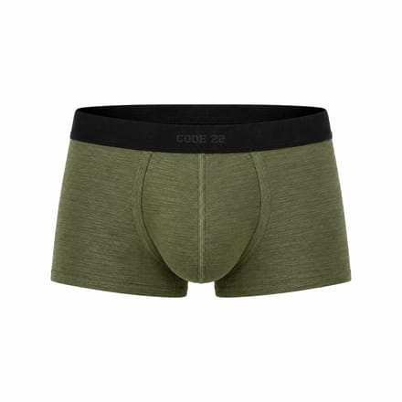 CODE 22 Zebra Trunk Khaki - MAAT M - Heren Ondergoed - Boxershort voor Man - Mannen Boxershort