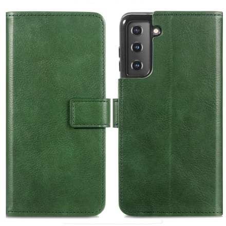 imoshion Hoesje - Geschikt voor Samsung Galaxy S21 Plus - Luxe Bookcase - Groen