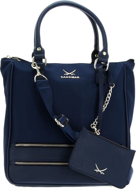 Sansibar handtas schoudertas Shopper Bag Ocean blauw
