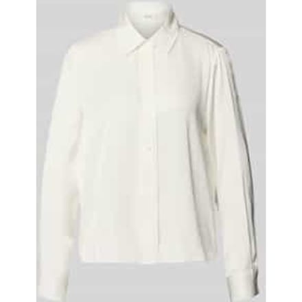 Regular fit overhemdblouse van viscose, model 'Fanda'