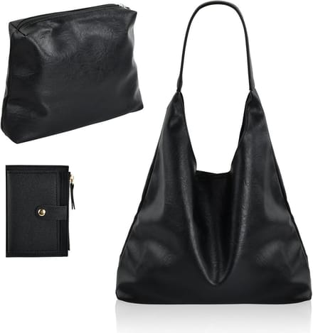 Grote Dames Handtas Zacht Leer Shopper Schoudertas Hobo Stijl