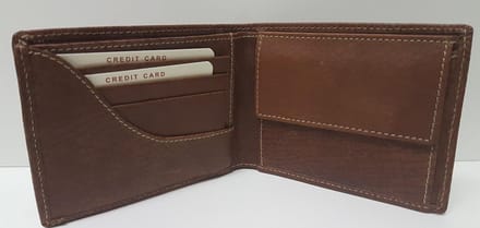 Bloomsbury Billfold Portmemonnee - Laag Model Groot - Cognac