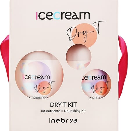Inebrya icecream dry-t kit shampoing+après-shampoing 300+300ml