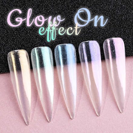 Allepaznokcie Mia - Nagelpoeder - GlowOn Effect - 0,3g