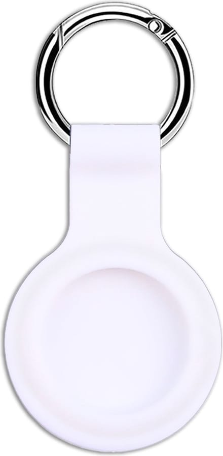 Celly - Aircase Siliconen Sleutelhanger Airtag - Siliconen - Wit