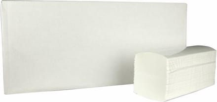 Witte Handdoekjes Interfold | 2000 st. | 3 lgs. | 42 x 22 cm | Hygiëne papier