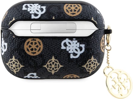 Guess Airpods Pro 2 Case Peony on 4G - Zwart