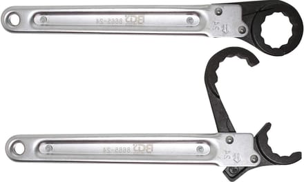 24 mm Ratel leidingsleutel met dubbele kop