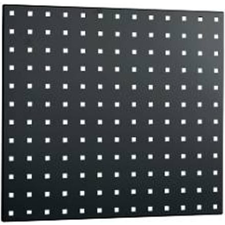 Geperforeerd paneel, voor montage, 495 x 457 mm, antracietgrijs RAL 7016