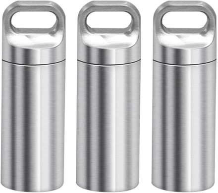 Drie Delige Pillendoos Set, Draagbare Waterdichte Medicijn Organizer, Ideaal voor Camping en Reizen, Compact en Handig in Gebruik