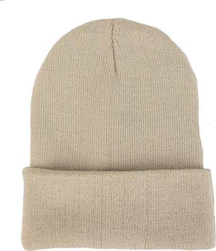 Beanie Muts Uni Beige | Polyacryl | One Size | Fashion Favorite